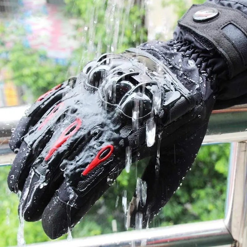Herren Motorrad Winterhandschuhe Touchscreen Moto wasserdichte Handschuhe Damen Jungen Motorrad Frau Radfahren Schutz Tutelar Handschuh