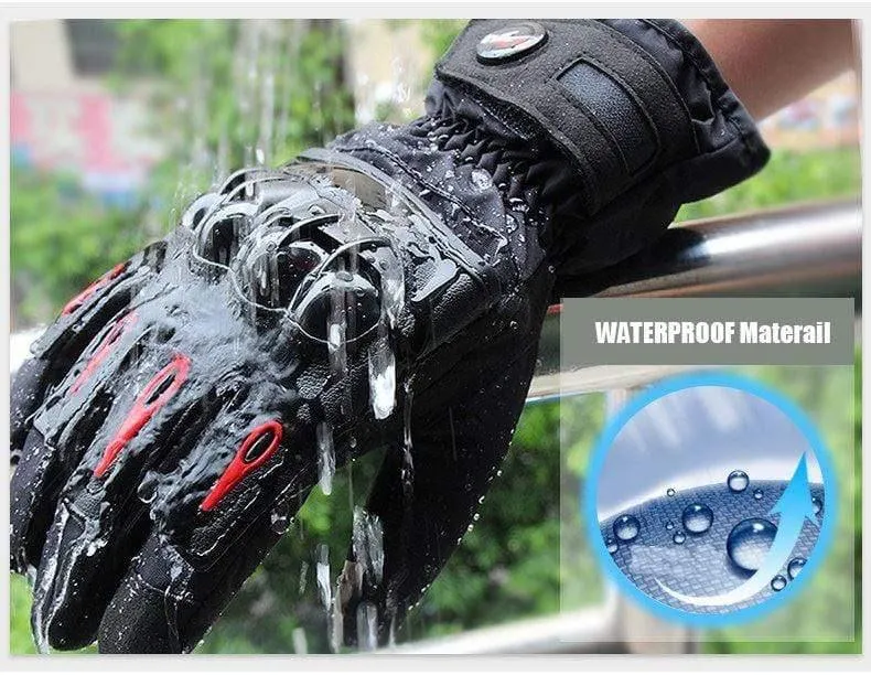 Herren Motorrad Winterhandschuhe Touchscreen Moto wasserdichte Handschuhe Damen Jungen Motorrad Frau Radfahren Schutz Tutelar Handschuh