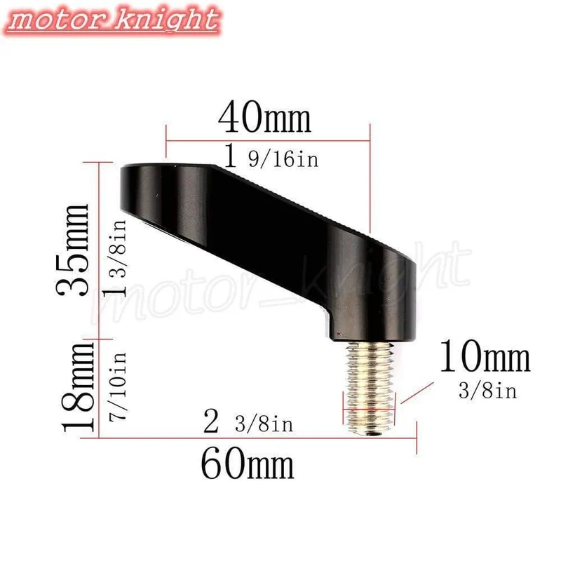 CB1000R CB600F Hornet CB600/CB900 CB1300SF CB750 CB400 Motorrad Spiegel Riser Extender Abstandshalter Verlängerungsadapter Adapter