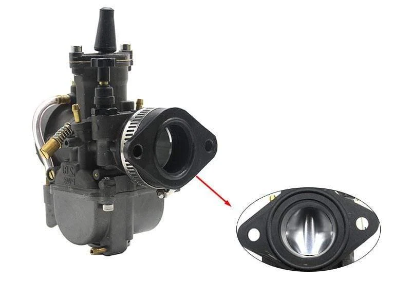 Gummi Motorrad Vergaser Adapter Einlass Ansaugrohr Dirt Bike Für MIKUNI OKO KOSO KEIHIN 28 30 32 34 PE28mm PE30mm