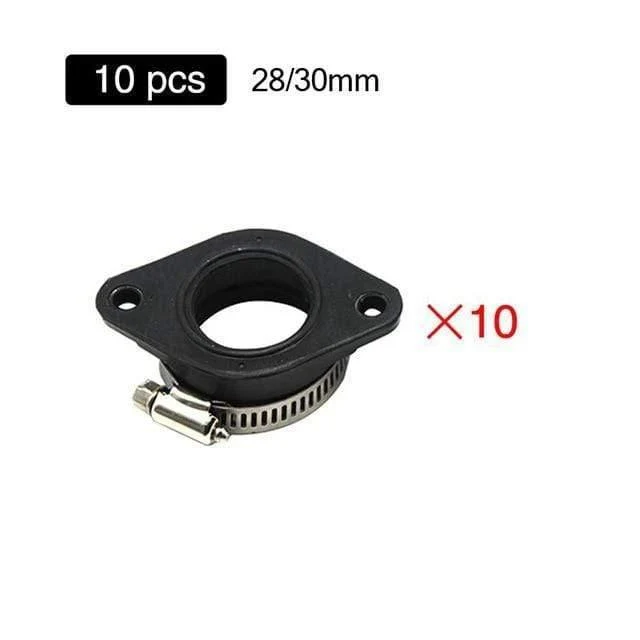 Gummi Motorrad Vergaser Adapter Einlass Ansaugrohr Dirt Bike Für MIKUNI OKO KOSO KEIHIN 28 30 32 34 PE28mm PE30mm