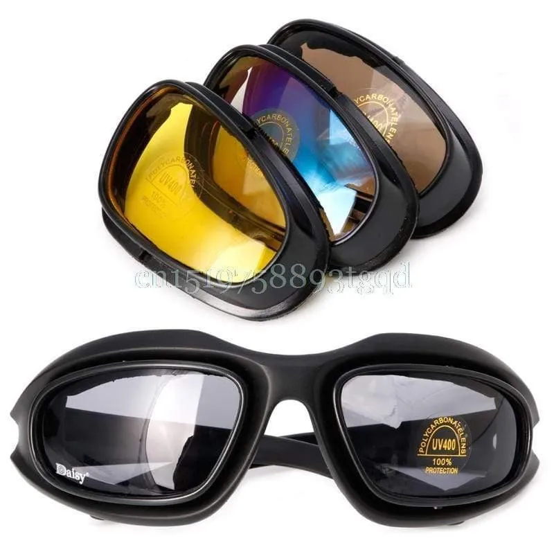 Winddicht polarisierte Motorrad Objektiv Sonnenbrille Reiten Radfahren Biker Sport Wrap für CS