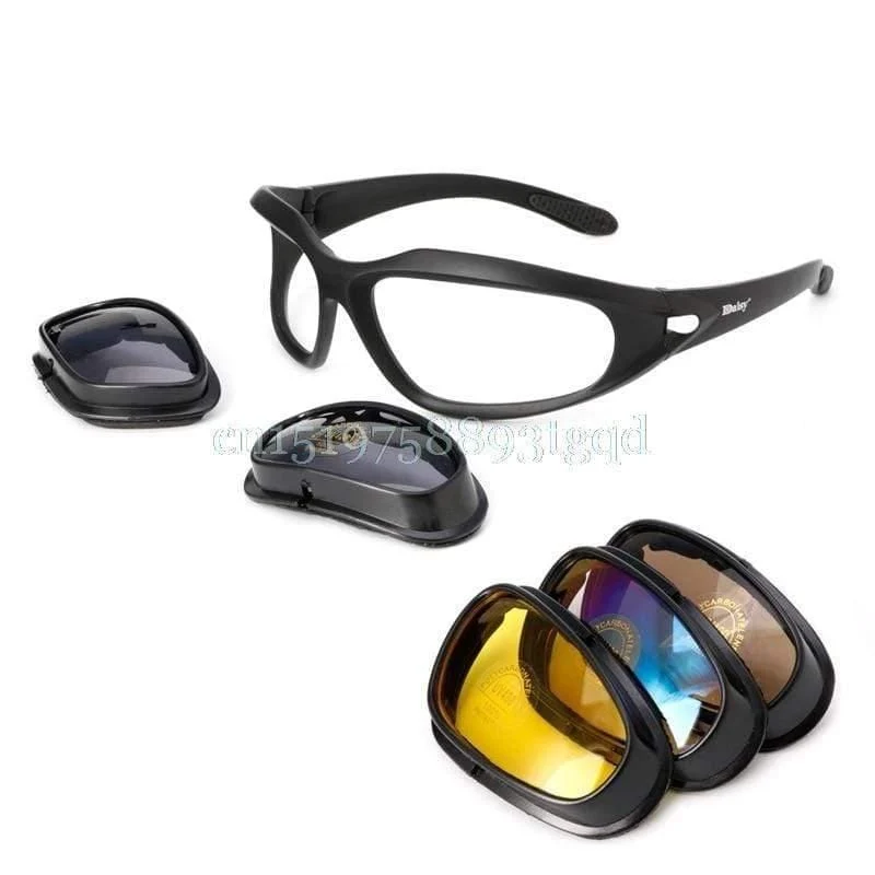 Winddicht polarisierte Motorrad Objektiv Sonnenbrille Reiten Radfahren Biker Sport Wrap für CS