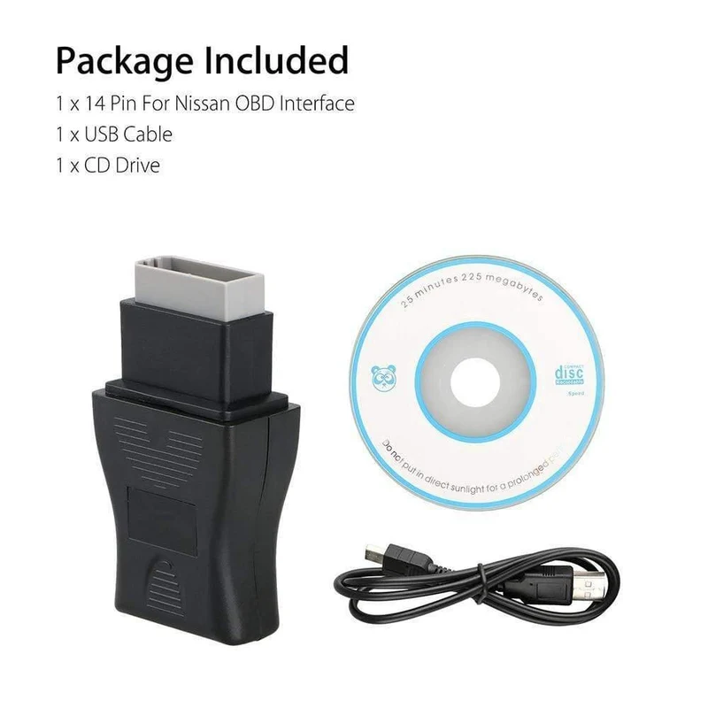 14 Pin für Nissan Consult Schnittstelle USB Auto Diagnose Obd Fehlercode Kabel Werkzeug