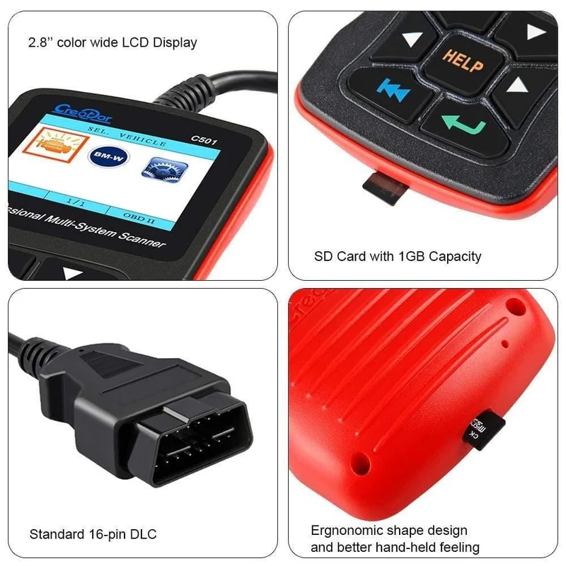 C501 OBD 2 Autodiagnose für BMW e46 e39 e90 e60 Diagnosescanner Codeleser AC EPS Ölservice Reset EPB ABS Airbag