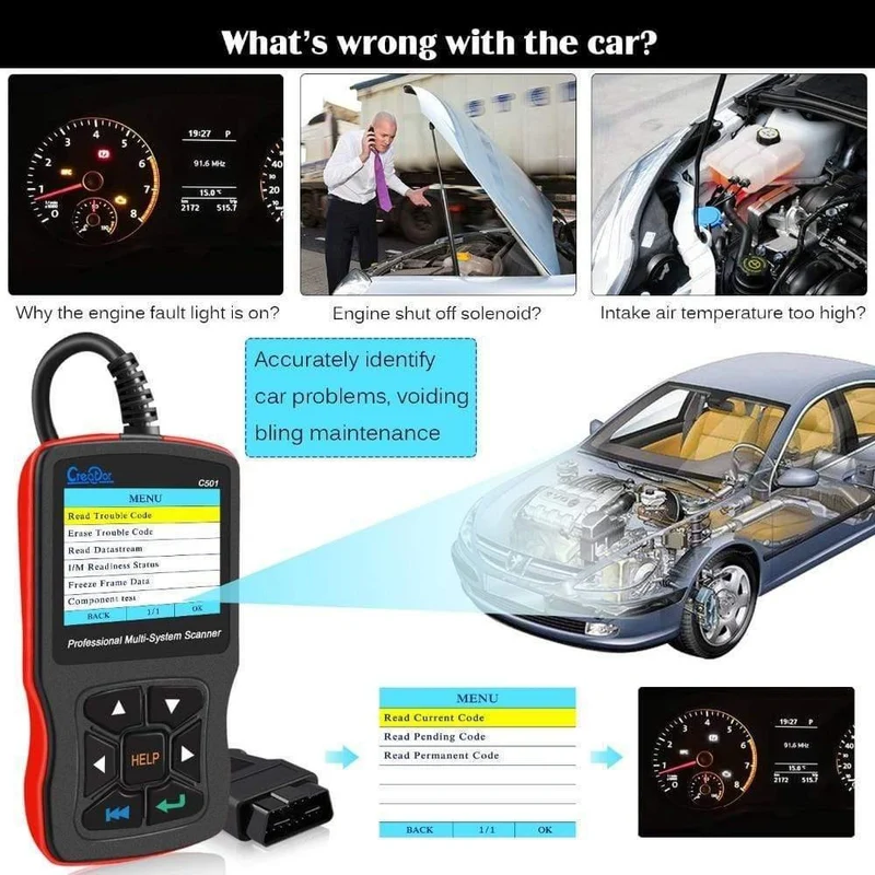 C501 OBD 2 Autodiagnose für BMW e46 e39 e90 e60 Diagnosescanner Codeleser AC EPS Ölservice Reset EPB ABS Airbag