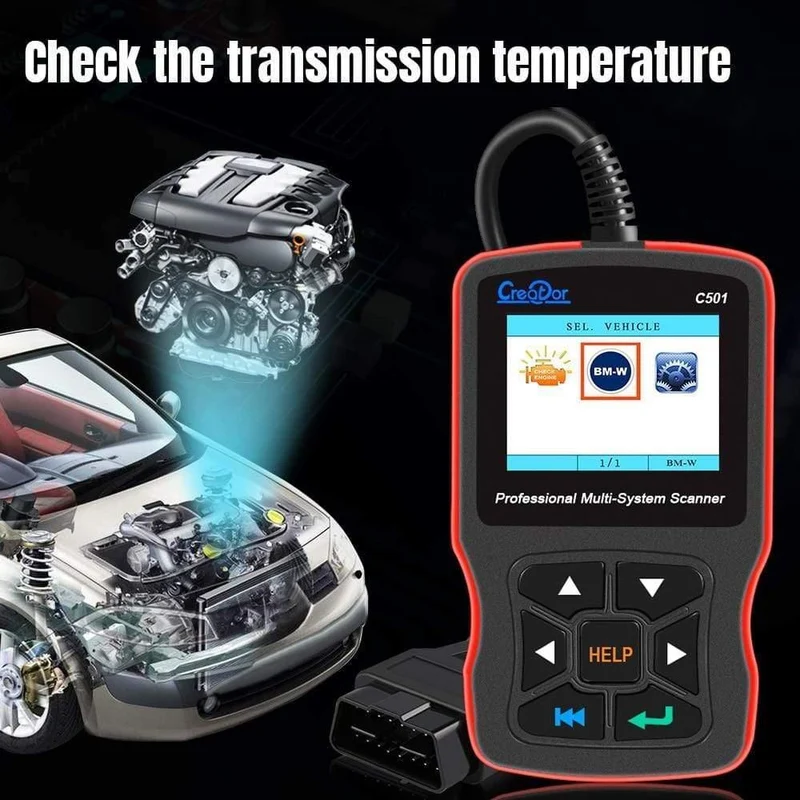 C501 OBD 2 Autodiagnose für BMW e46 e39 e90 e60 Diagnosescanner Codeleser AC EPS Ölservice Reset EPB ABS Airbag