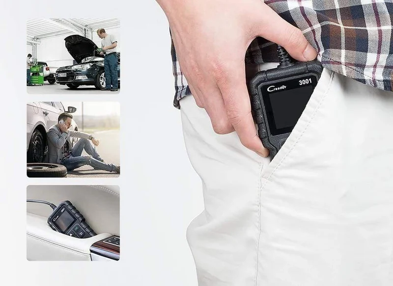 X431 CR3001 Vollständiger OBD2-Scanner OBD 2 Motorcodeleser Creader 3001 Autodiagnosetool PK CR319 AD310 ELM327 Scan-Tool