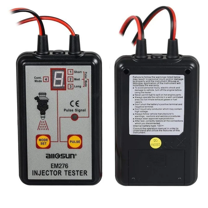 Professioneller EM276-Injektor-Tester, 4 Plus-Modi, leistungsstarkes Kraftstoffsystem-Scan-Tool, EM276-Injektor-Tester