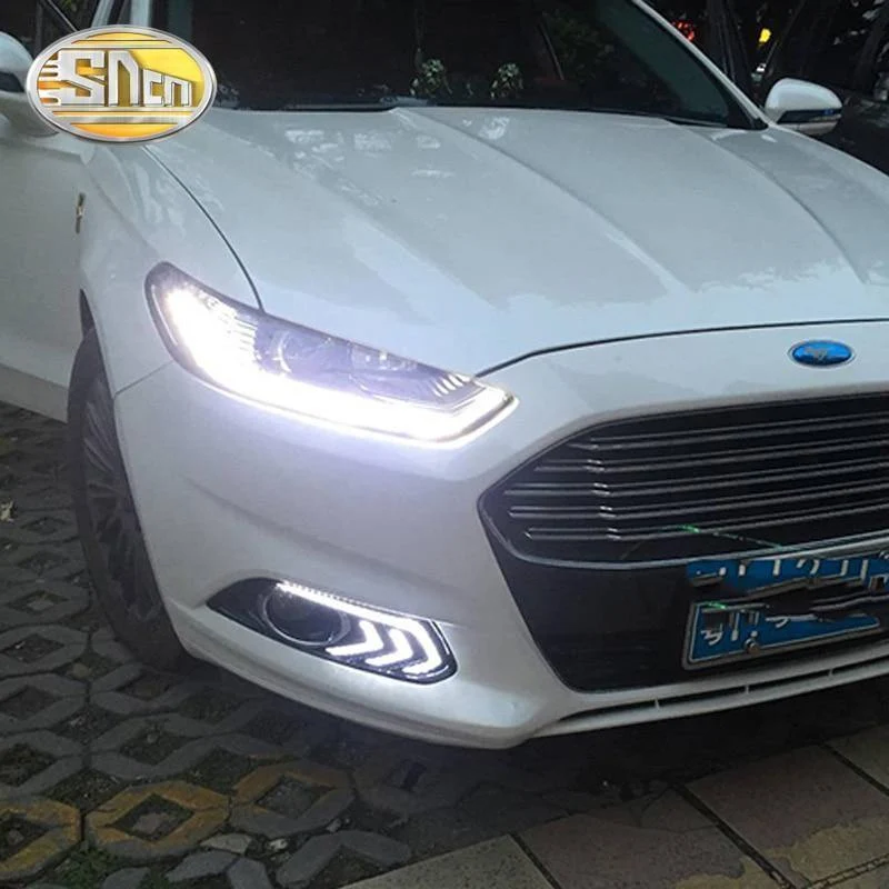 Ford Mondeo Fusion 2013 2014 2015 2016 Gelbes Blinkerrelais Wasserdichtes Auto-Tagfahrlicht mit LED-Tagfahrlicht SNCN