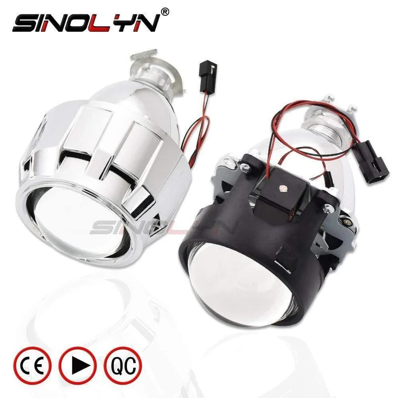Car Styling LHD RHD Nachrüstung WST Mini HID H1 2.5 Zoll Bi-Xenon Projektorlinse Scheinwerferlinsen passend für H4 H7, H1 Glühlampe verwenden