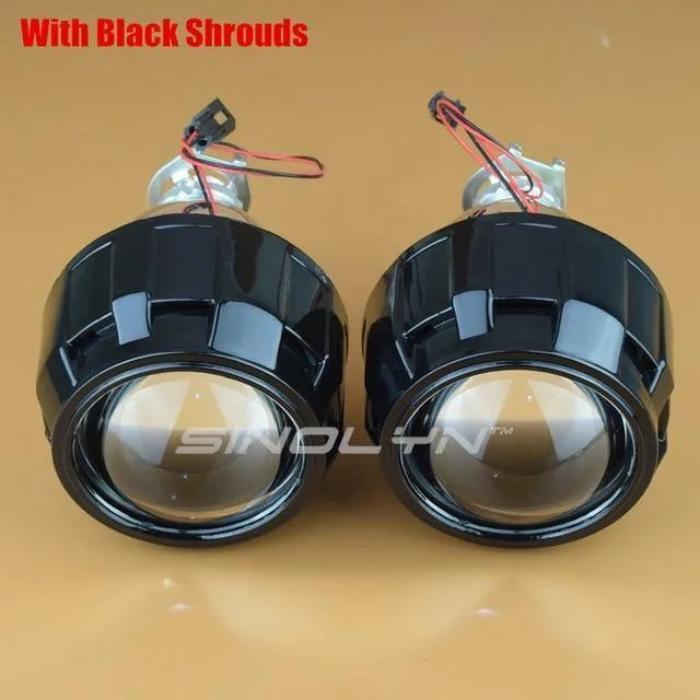 Car Styling LHD RHD Nachrüstung WST Mini HID H1 2.5 Zoll Bi-Xenon Projektorlinse Scheinwerferlinsen passend für H4 H7, H1 Glühlampe verwenden