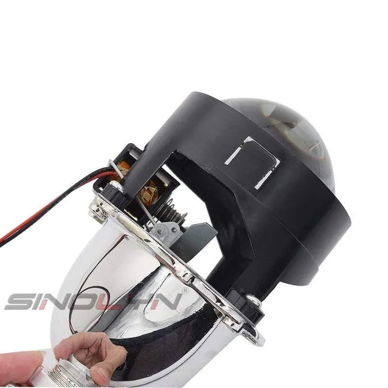 Car Styling LHD RHD Nachrüstung WST Mini HID H1 2.5 Zoll Bi-Xenon Projektorlinse Scheinwerferlinsen passend für H4 H7, H1 Glühlampe verwenden
