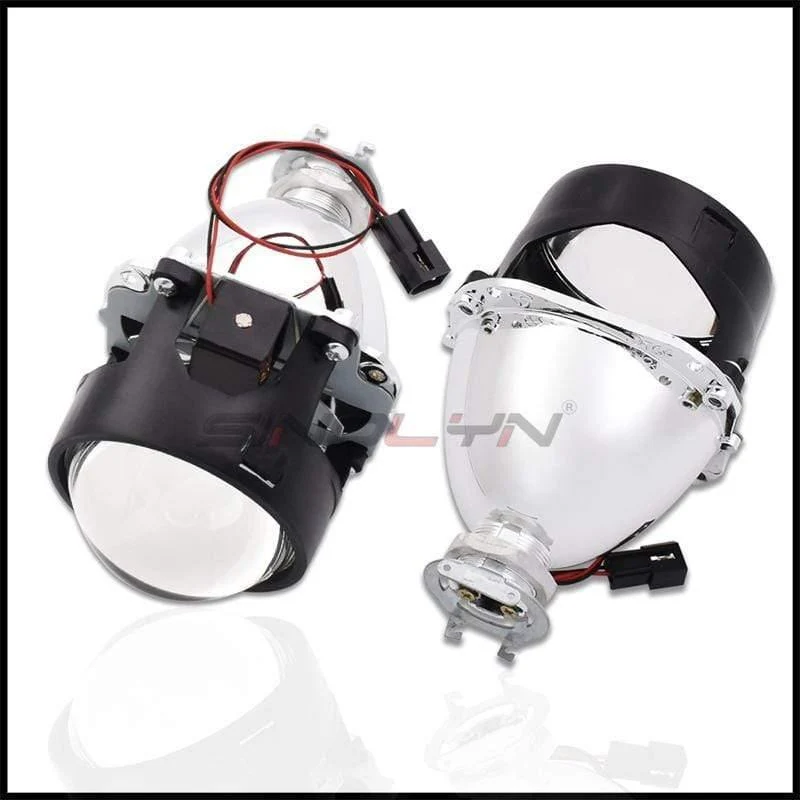 Car Styling LHD RHD Nachrüstung WST Mini HID H1 2.5 Zoll Bi-Xenon Projektorlinse Scheinwerferlinsen passend für H4 H7, H1 Glühlampe verwenden