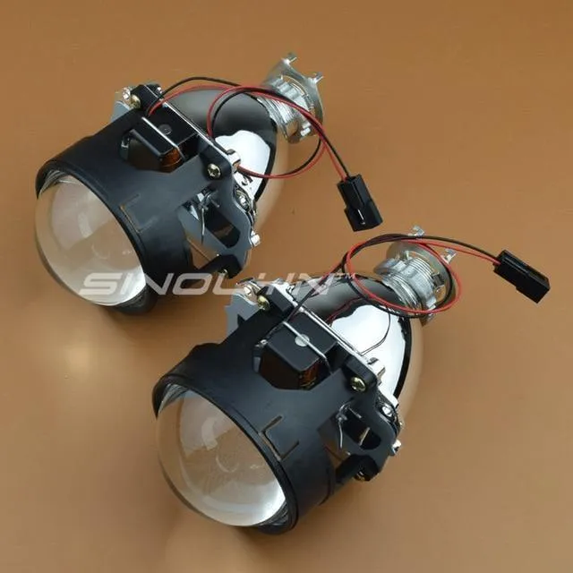 Car Styling LHD RHD Nachrüstung WST Mini HID H1 2.5 Zoll Bi-Xenon Projektorlinse Scheinwerferlinsen passend für H4 H7, H1 Glühlampe verwenden