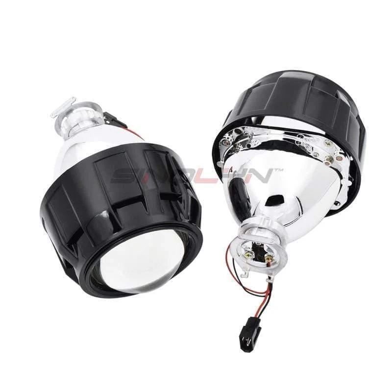 Car Styling LHD RHD Nachrüstung WST Mini HID H1 2.5 Zoll Bi-Xenon Projektorlinse Scheinwerferlinsen passend für H4 H7, H1 Glühlampe verwenden