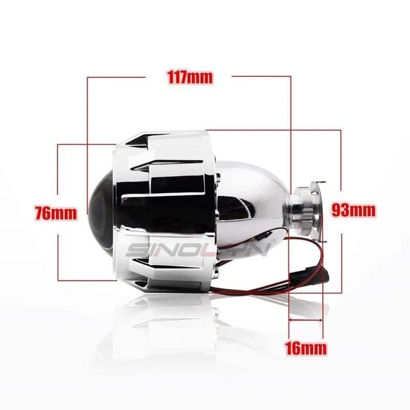 Car Styling LHD RHD Nachrüstung WST Mini HID H1 2.5 Zoll Bi-Xenon Projektorlinse Scheinwerferlinsen passend für H4 H7, H1 Glühlampe verwenden