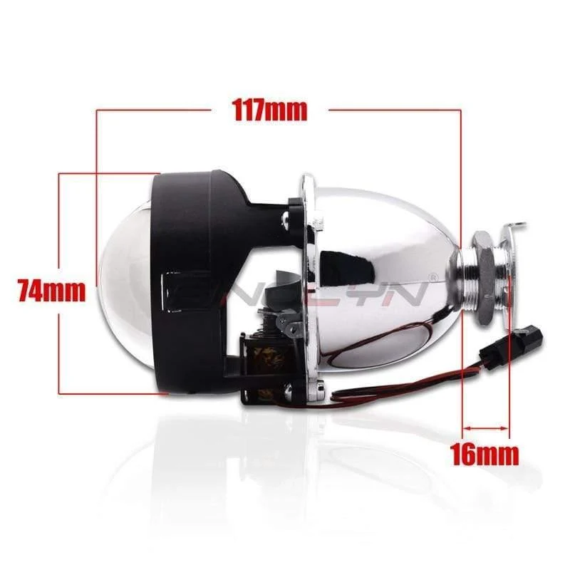 Car Styling LHD RHD Nachrüstung WST Mini HID H1 2.5 Zoll Bi-Xenon Projektorlinse Scheinwerferlinsen passend für H4 H7, H1 Glühlampe verwenden