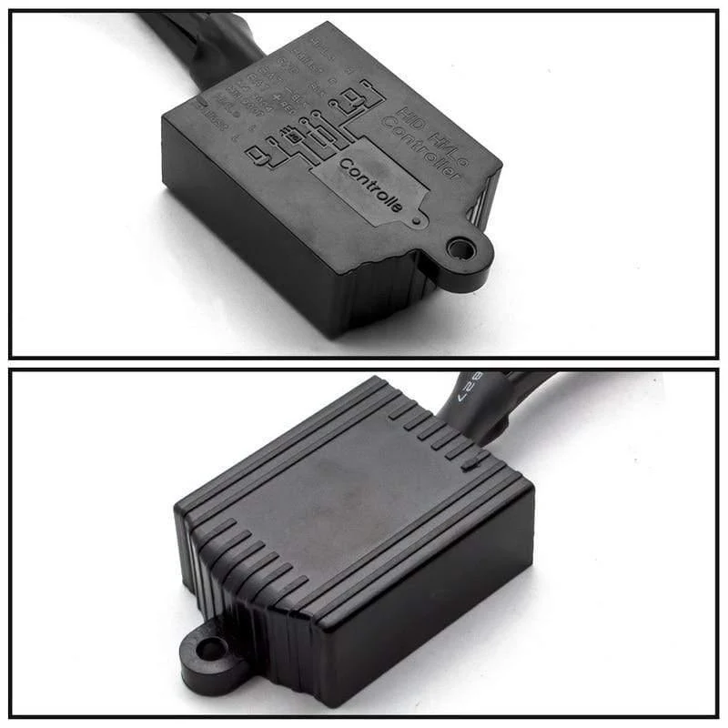 H4 Bixenon HID Kit 1 Paar 35W/55W Hi/Lo Beam Bi-Xenon-Scheinwerferlampen + 1 Relaiskabelbaum + 1 Paar digitales schlankes Vorschaltgerät DC12V
