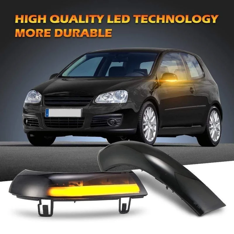 2 stücke Seitenspiegel blinker dynamische LED Blinker Licht Für VW GOLF 5 GTI V MK5 Jetta Passat B5.5 B6 Sharan Superb