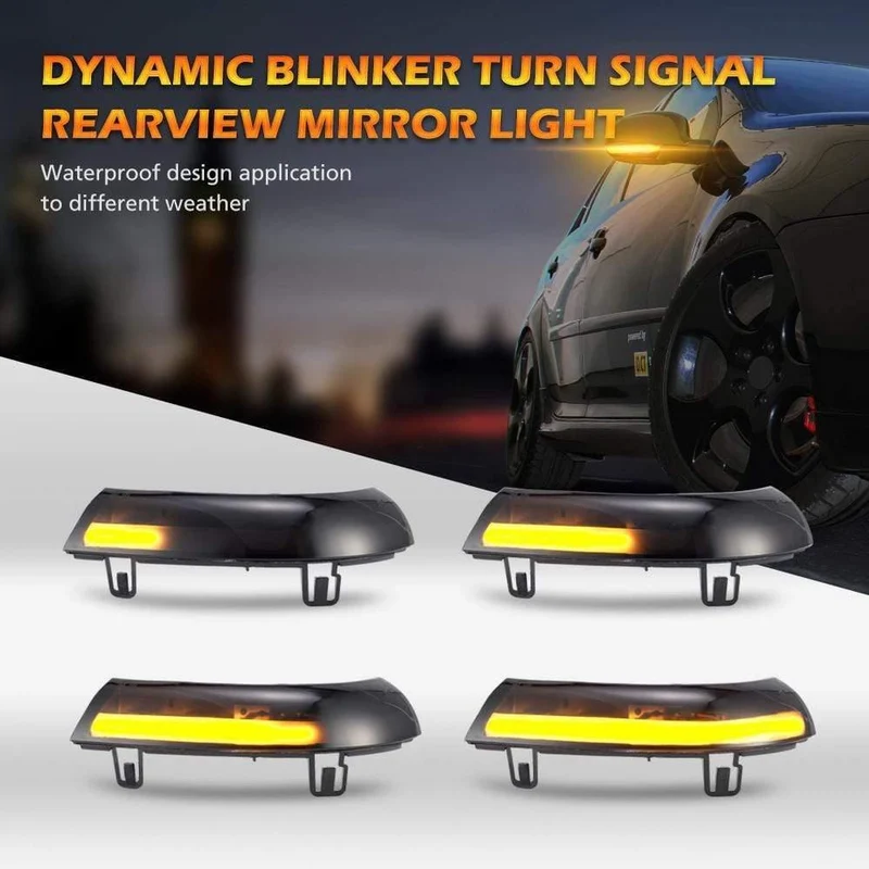 2 stücke Seitenspiegel blinker dynamische LED Blinker Licht Für VW GOLF 5 GTI V MK5 Jetta Passat B5.5 B6 Sharan Superb