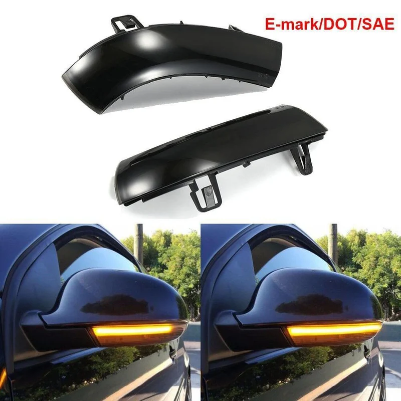 2 stücke Seitenspiegel blinker dynamische LED Blinker Licht Für VW GOLF 5 GTI V MK5 Jetta Passat B5.5 B6 Sharan Superb