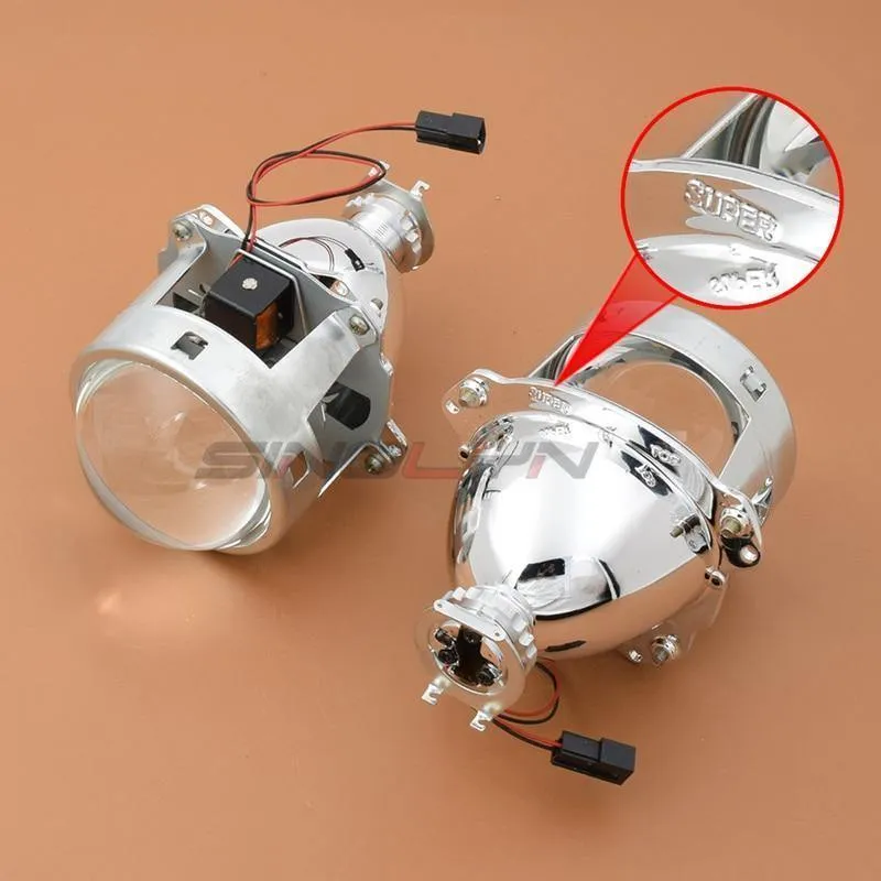 Upgrade Metall 3.0 H1 Super HID Bi xenon Objektiv Projektor linsen Scheinwerfer H1 H4 H7 Scheinwerfer Auto Styling Autos teil