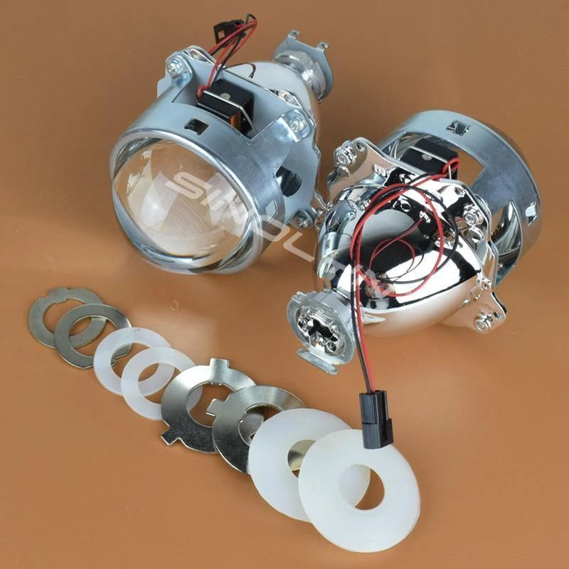 Upgrade Metall 3.0 H1 Super HID Bi xenon Objektiv Projektor linsen Scheinwerfer H1 H4 H7 Scheinwerfer Auto Styling Autos teil