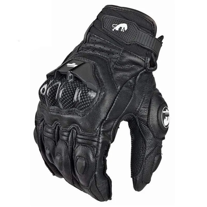 Motorradhandschuhe schwarz Racing Echtleder Motorrad weiß Road Racing Team Handschuh Herren Sommer Winter