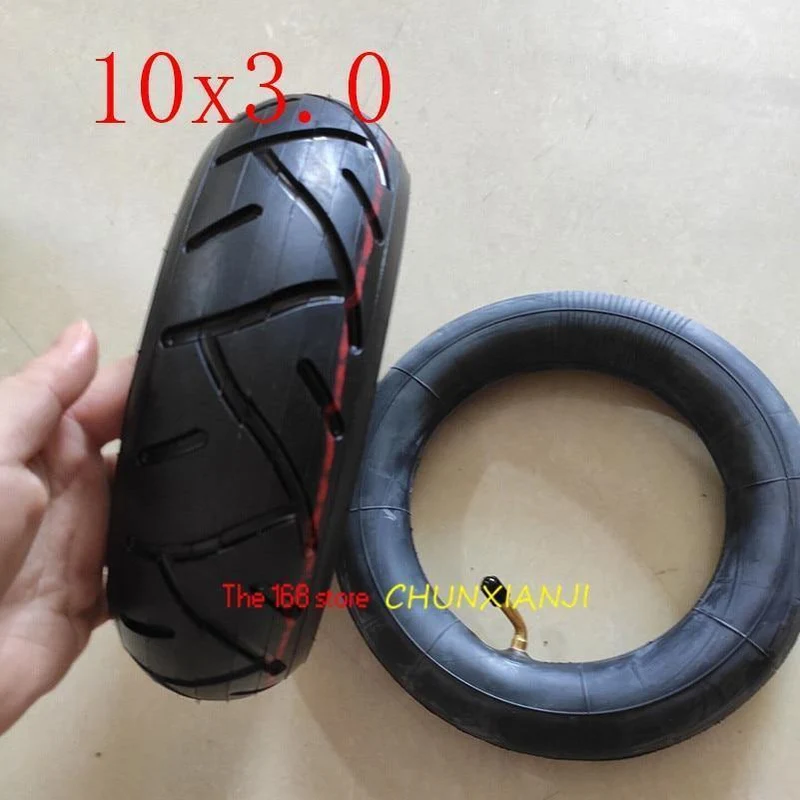 10x3.0 Innen- und Außenreifen 10 * 3.0 Schlauchreifen Für KUGOO M4 PRO Elektroroller Go Karts ATV Quad Speedway Reifen