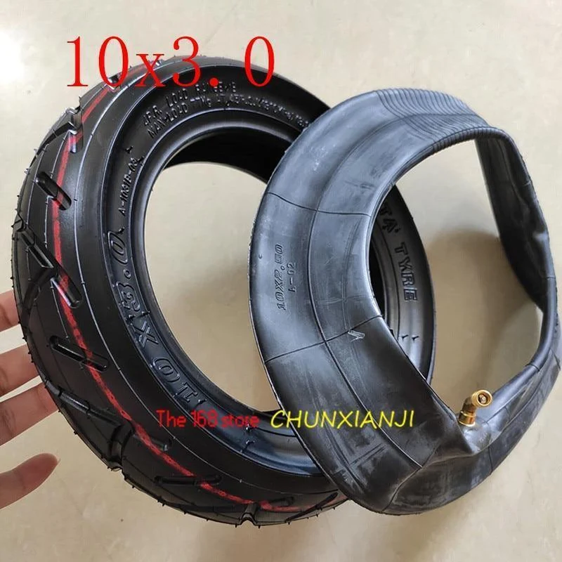 10x3.0 Innen- und Außenreifen 10 * 3.0 Schlauchreifen Für KUGOO M4 PRO Elektroroller Go Karts ATV Quad Speedway Reifen