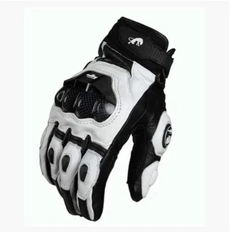 Leder Motorradhandschuhe GP PRO Reiten Motorrad Rennen Radfahren Luvas Moto Guantes Carbon Fiber Racing Cross