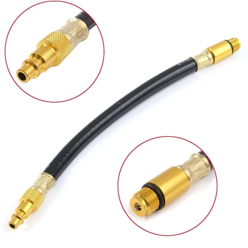 0-100PSI Zylinderlecktestgerät Kompressionsleckdetektor-Kit-Set Benzinmotor-Messgerät Doppel-Messgerät-System Automobilwerkzeuge