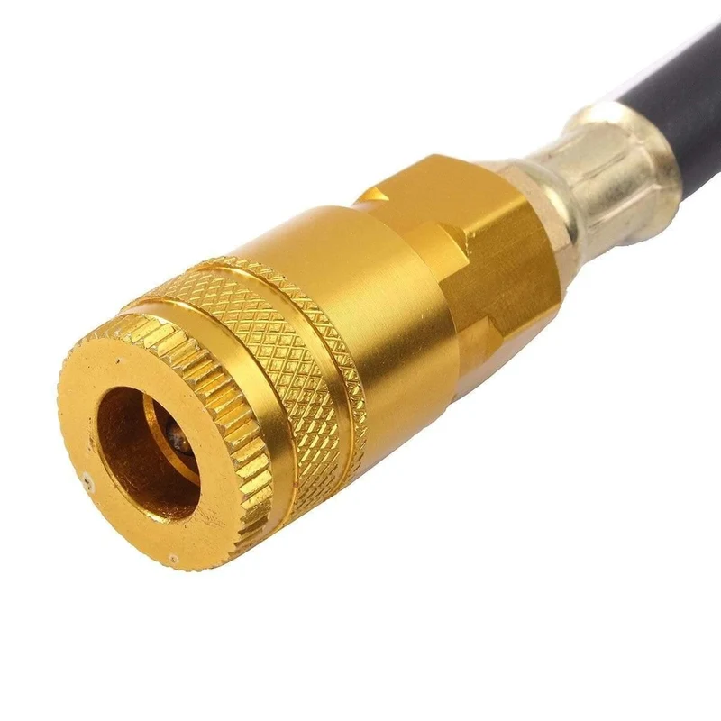 0-100PSI Zylinderlecktestgerät Kompressionsleckdetektor-Kit-Set Benzinmotor-Messgerät Doppel-Messgerät-System Automobilwerkzeuge