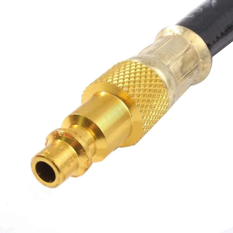 0-100PSI Zylinderlecktestgerät Kompressionsleckdetektor-Kit-Set Benzinmotor-Messgerät Doppel-Messgerät-System Automobilwerkzeuge