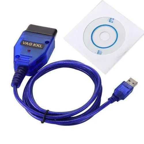 VAG-COM 409.1 Vag Com L USB + Fiat Ecu-Schnittstelle Auto-Ecu-Scan-Tool FT232RL Chip USB-Kabel OBD2 OBDII Diagnosescanner