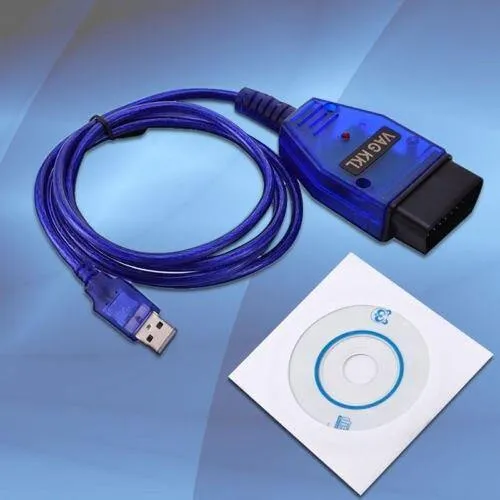 VAG-COM 409.1 Vag Com L USB + Fiat Ecu-Schnittstelle Auto-Ecu-Scan-Tool FT232RL Chip USB-Kabel OBD2 OBDII Diagnosescanner