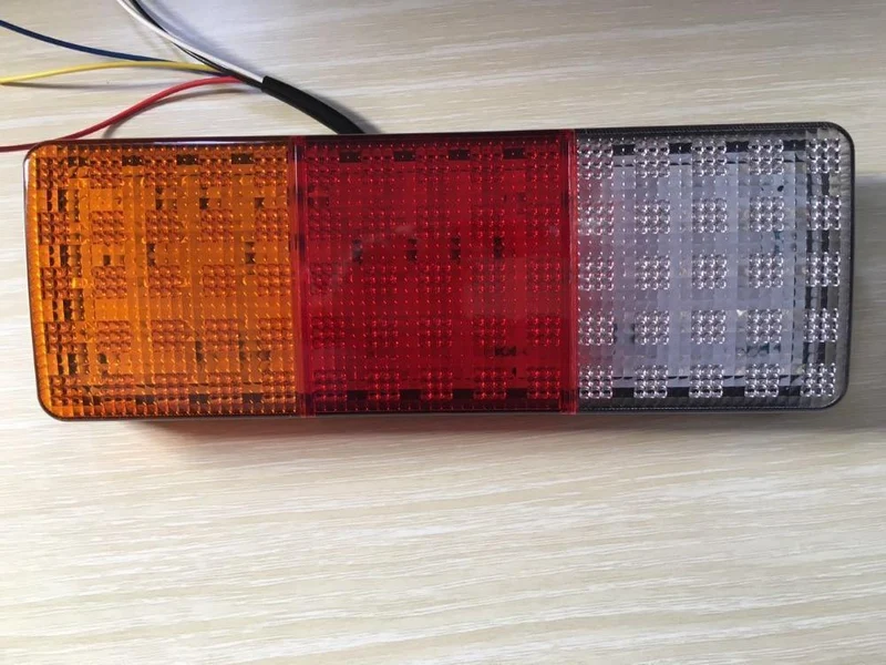 1 Paar 12V 75LEDS Anhänger LKW LKW LED VAN Rücklicht Lampe Auto-Anhänger Rücklicht Rückfahrbremse Rücklichter drehen