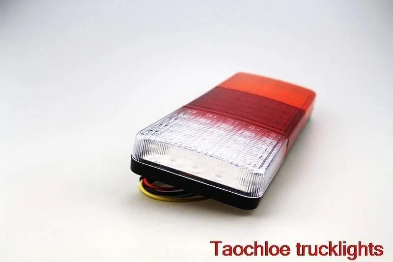1 Paar 12V 75LEDS Anhänger LKW LKW LED VAN Rücklicht Lampe Auto-Anhänger Rücklicht Rückfahrbremse Rücklichter drehen