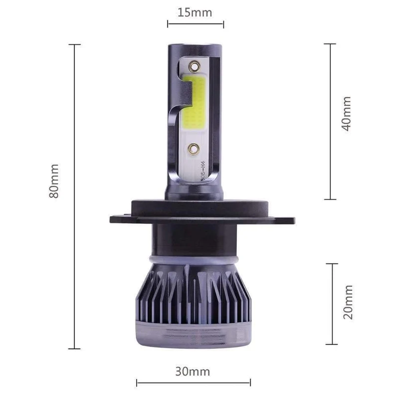 Mini H4 H7 LED Auto Scheinwerfer Kit 6000K 3000K 8000K 72W 12000LM H1 H11 9005 HB3 9006 HB4 H8 6000K Glühbirnen Auto Zubehör