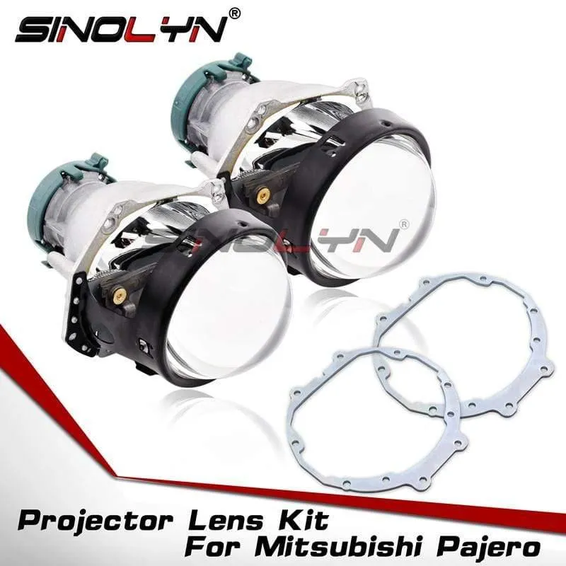 Hella 3R G5 HID Bi-Xenon Projektor Objektive Zubehör Rahmen Adapter Set Ersetzen Für Mitsubishi Pajero Wagon Scheinwerfer Nachrüsten