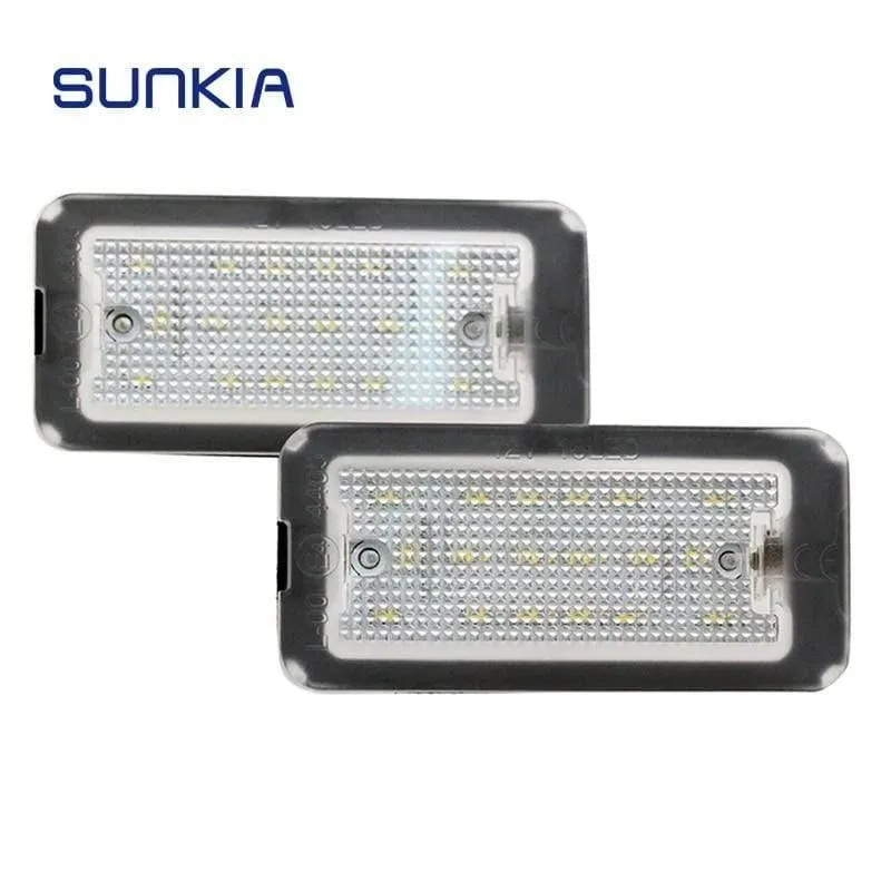 2 Teile/satz SUNKIA LED Kennzeichenleuchte Licht für FIAT 500 500C 2009-2015 Auto Styling Fehlerfrei Canbus Pure weiß