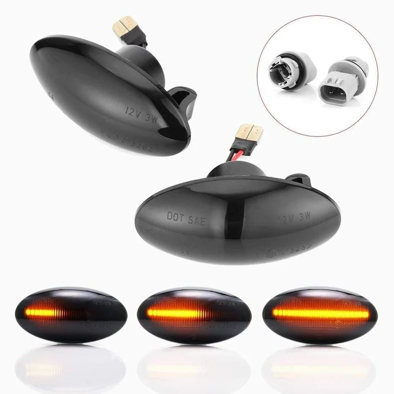2 stücke Dynamische LED Seite Marker Blinker Lichter Anzeige Bernstein Repeater Auto Lichter Für Suzuki Swift Jimmy Vitara SX4 Alto