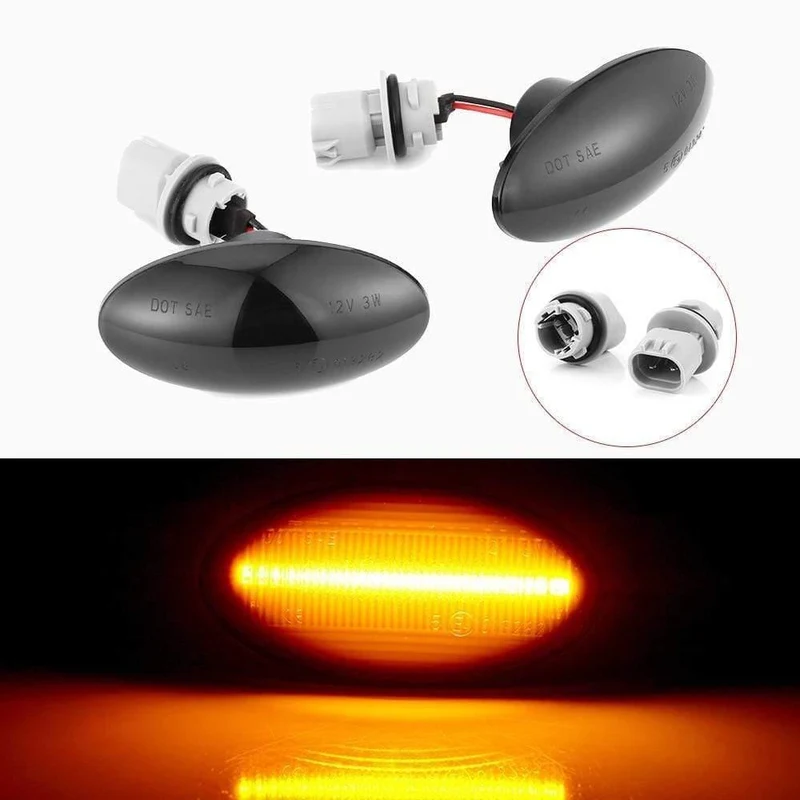 2 stücke Dynamische LED Seite Marker Blinker Lichter Anzeige Bernstein Repeater Auto Lichter Für Suzuki Swift Jimmy Vitara SX4 Alto