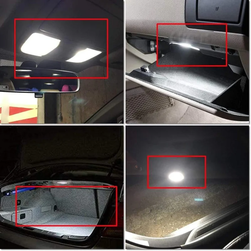 13 stücke Helle Auto-innenraum-led-glühbirnen Weiß Canbus Kit Für 2014 Volkswagen VW Jetta 6 MK6 VI Karte Dome Eitelkeit Spiegel Lampe