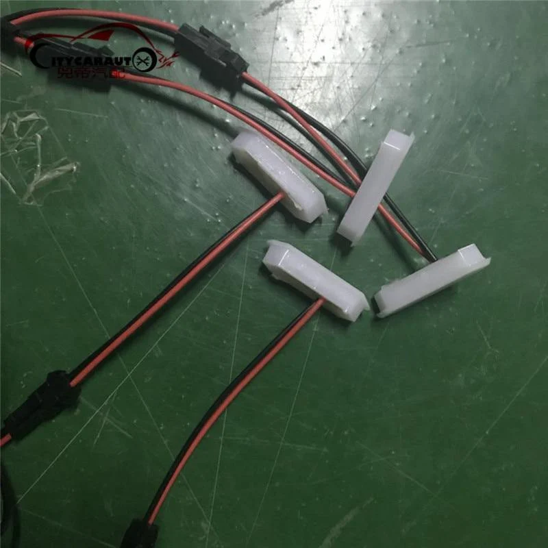 4pcs / set vorderes laufendes Gitter führte weißes gelbes geführtes drl, das für Furt Förstergrill 2015-2017 Auto gepasst wurde
