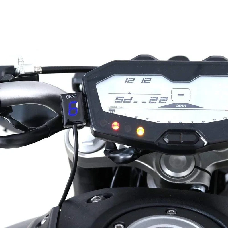 Motorrad-ECU-Direktmontage 1-6-Gang-Ganganzeigeanzeige für Kawasaki ER6N Z1000SX Ninja300 Z1000 Z800 Z750 Versys 650 Z400