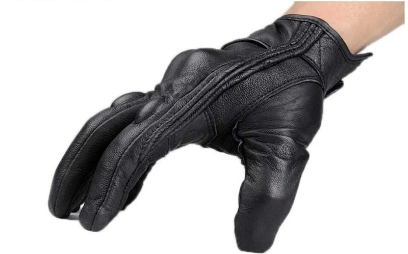 Leder Motorrad Handschuhe Moto Wasserdichte Handschuhe Motorrad Schutz Getriebe Motocross Handschuhe geschenk