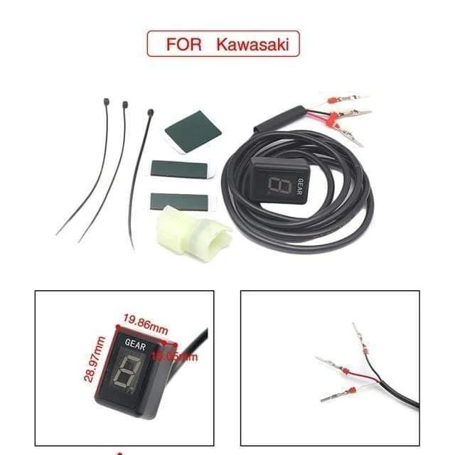 Alconstar-1-6 Getriebe Ecu Stecker Montieren Motorrad EFI Geschwindigkeit Getriebe Display Anzeige Für Suzuki für Honda für Yamaha für Kawasaki