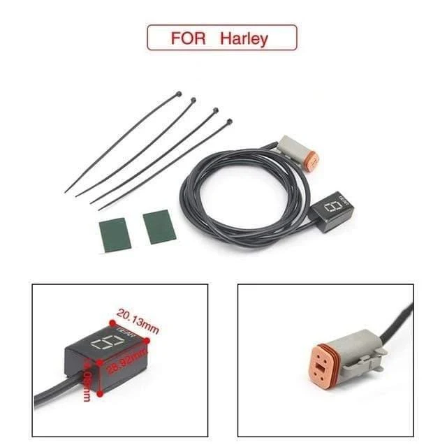 Alconstar-1-6 Getriebe Ecu Stecker Montieren Motorrad EFI Geschwindigkeit Getriebe Display Anzeige Für Suzuki für Honda für Yamaha für Kawasaki